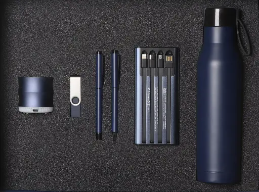 ست مدیرتی(اسپیکر-فلش-2خودکار-پاوربانک- فلاسک)128