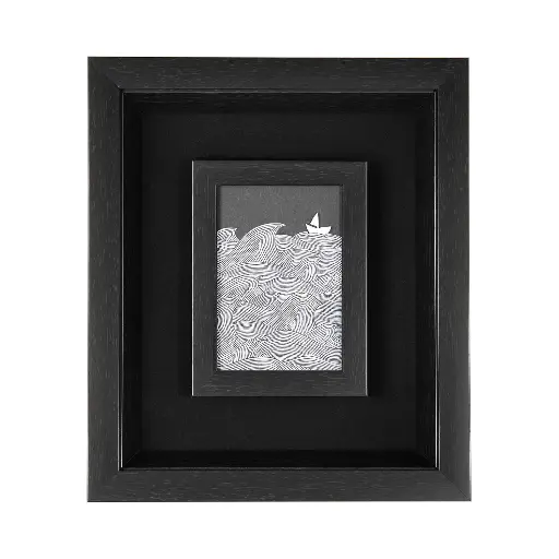 تابلو قایق و دریا 35*30